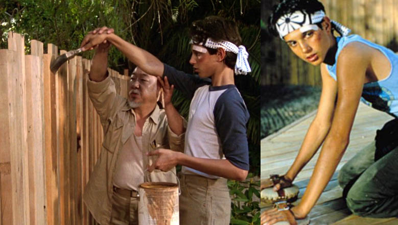 779x441 Sand The Floor - Karate Kid Painting