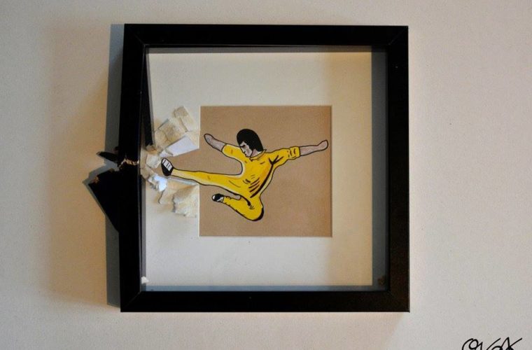 760x500 The Karate Painting! Funny Pictures, Quotes, Memes, Funny Images - Karate Painting