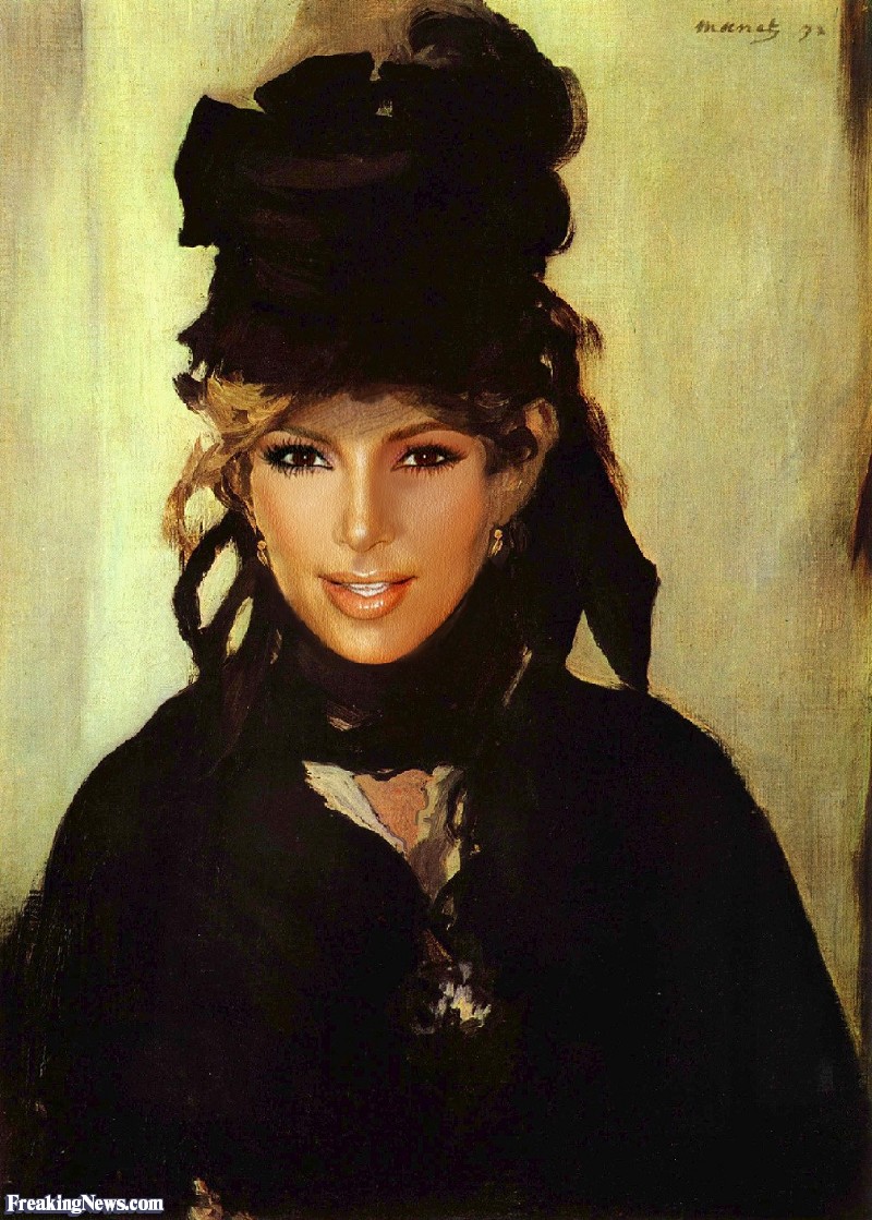 800x1119 Kim Kardashian Painting By Manet Pictures - Kardashian Painting