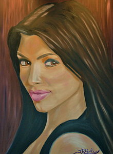 220x300 Kim Kardashian Paintings Fine Art America - Kardashian Painting