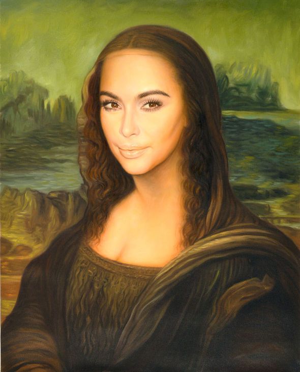 590x730 Kim Kardashian Painting - Kardashian Painting