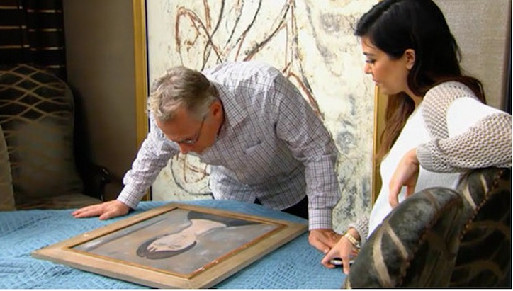 724x411 Kardashian's Dreams Dashed By Fake Modigliani - Kardashian Painting