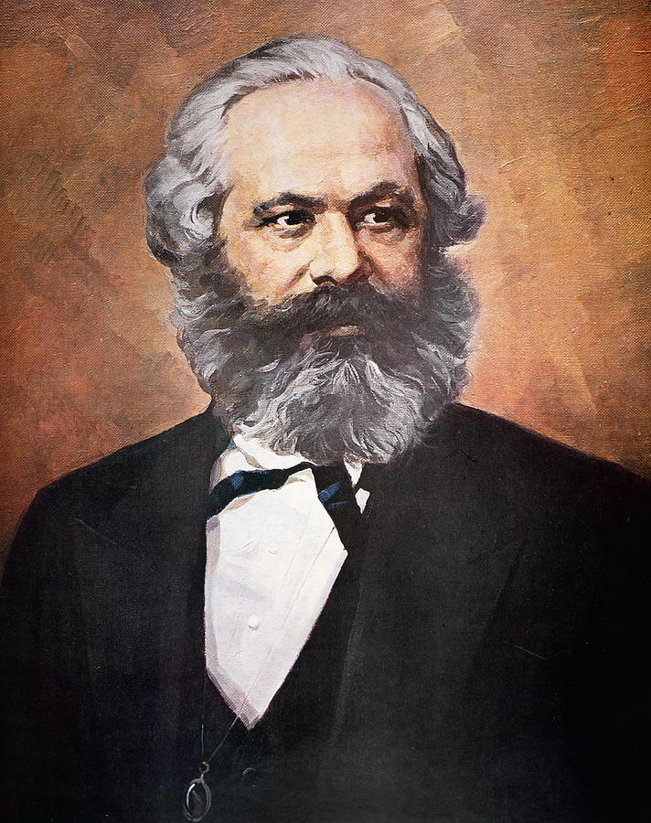 712x900 Karl Marx Painting By Unknown - Karl Marx Painting