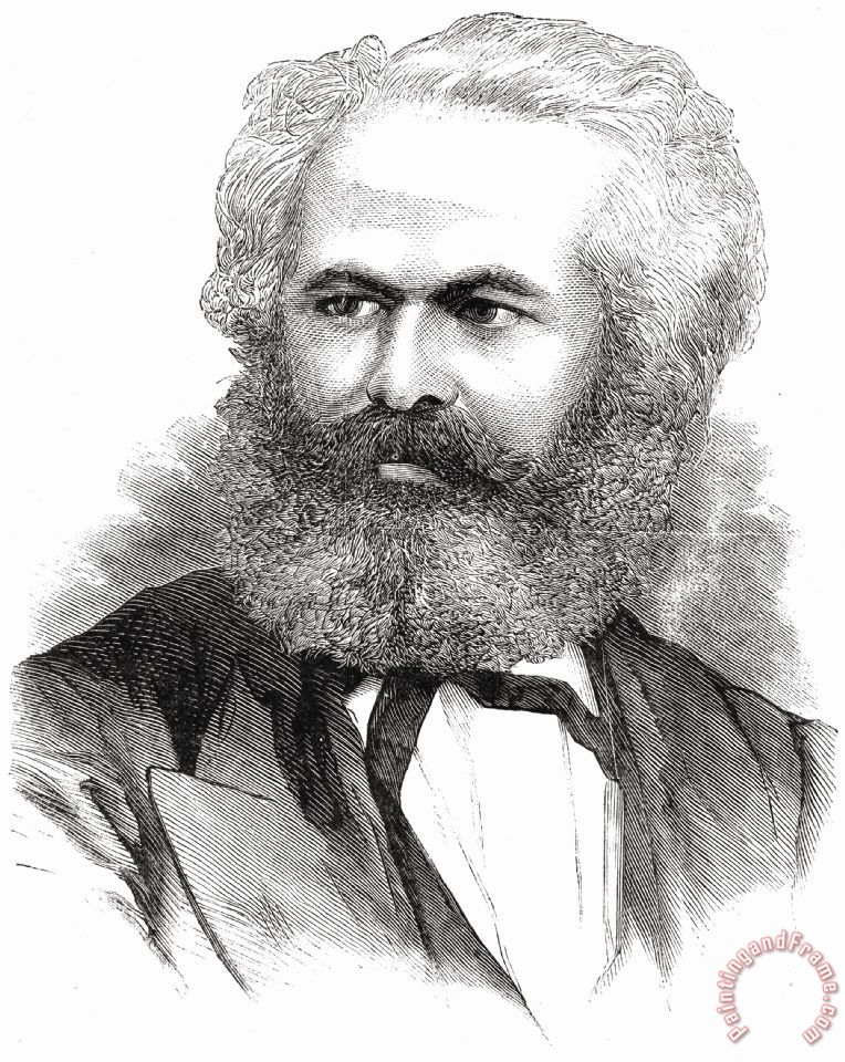 764x960 Others Karl Marx (1818 1883) Painting - Karl Marx Painting