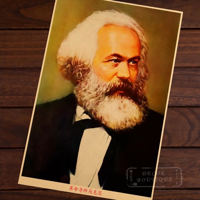 640x640 Revolutionary Teacher Karl Marx Communist Classic Poster - Karl Marx Painting