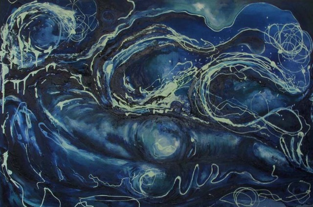 640x423 Nicole Brennan Artwork Karma Sutra Male Original Painting Oil - Karma Painting