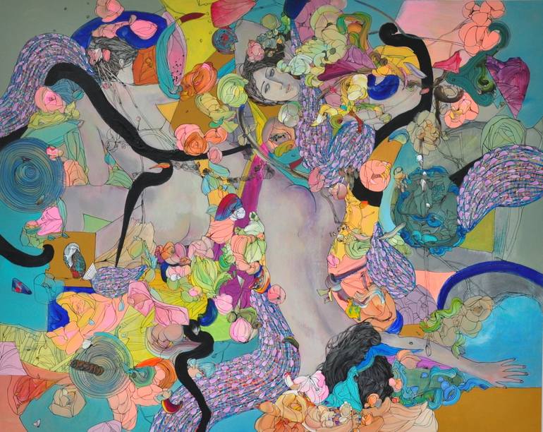 770x612 Saatchi Art Karma Painting By Larisa Ilieva - Karma Painting