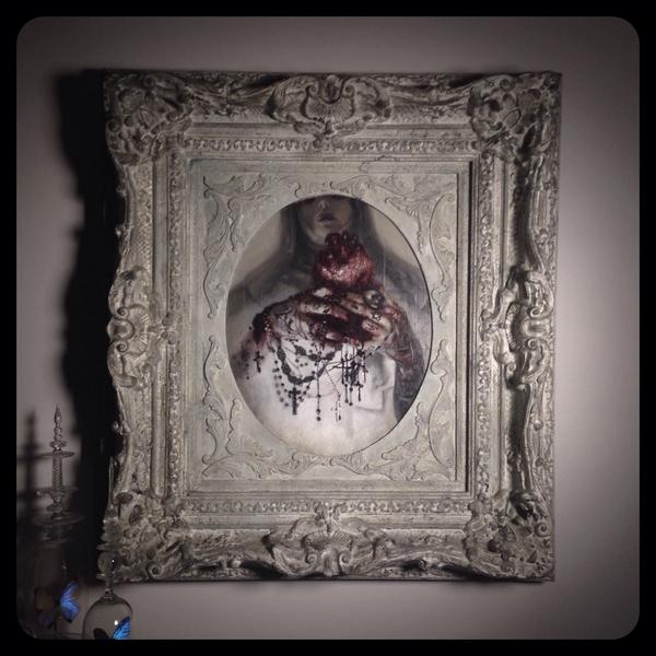 600x600 Kat Von D On Twitter From My Personal Collection Oil Painting - Kat Von D Oil Painting