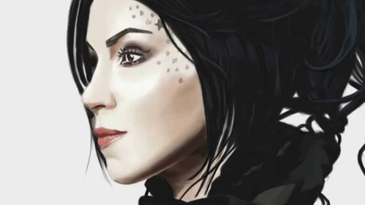 1280x720 Kat Von D Speed Painting By Michael Gibbs - Kat Von D Oil Painting