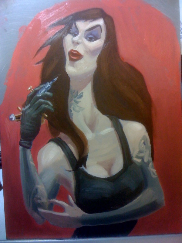 600x800 Salah's Page Kat Von D Painting - Kat Von D Oil Painting