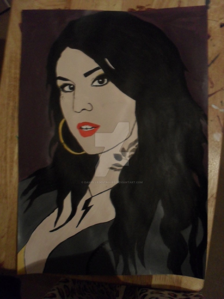 774x1032 Kat Von D Painting By Danielledestroyed - Kat Von D Painting