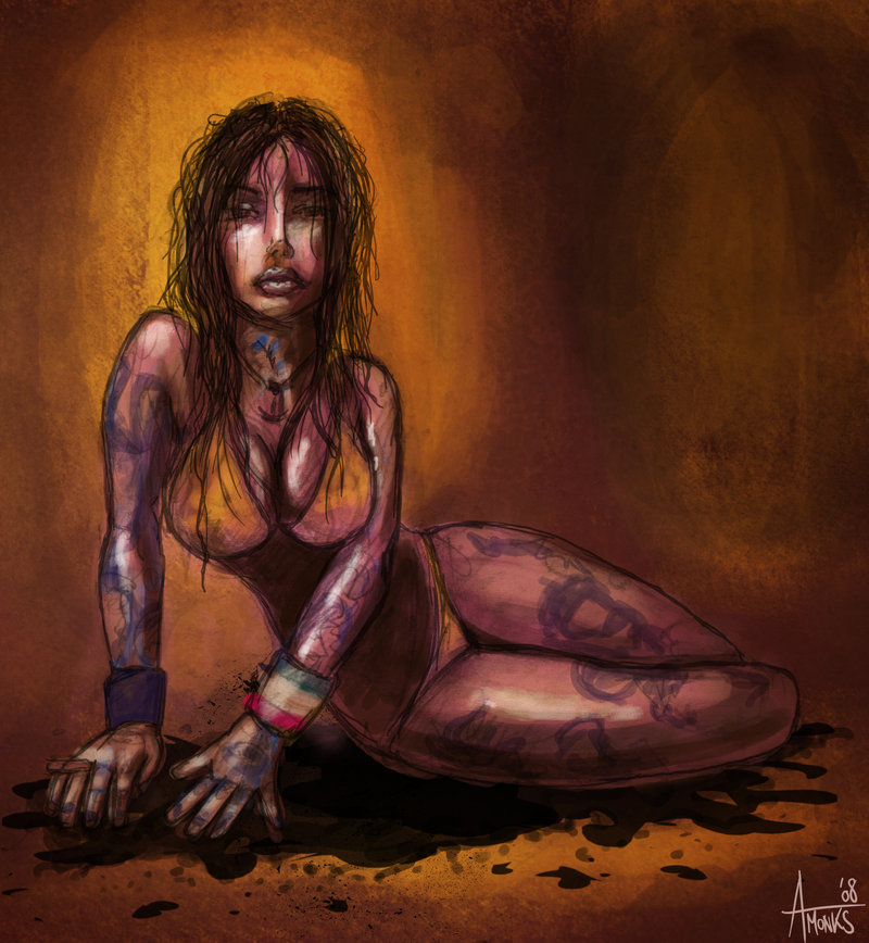 800x868 Tattoo Queen - Kat Von D Painting