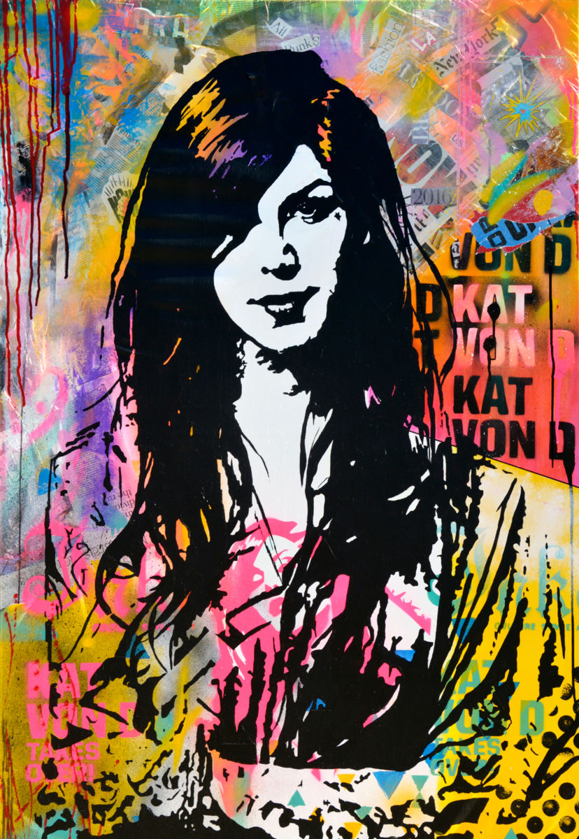 828x1200 Kat Von D (Loa Kapoaii) - Kat Von D Painting