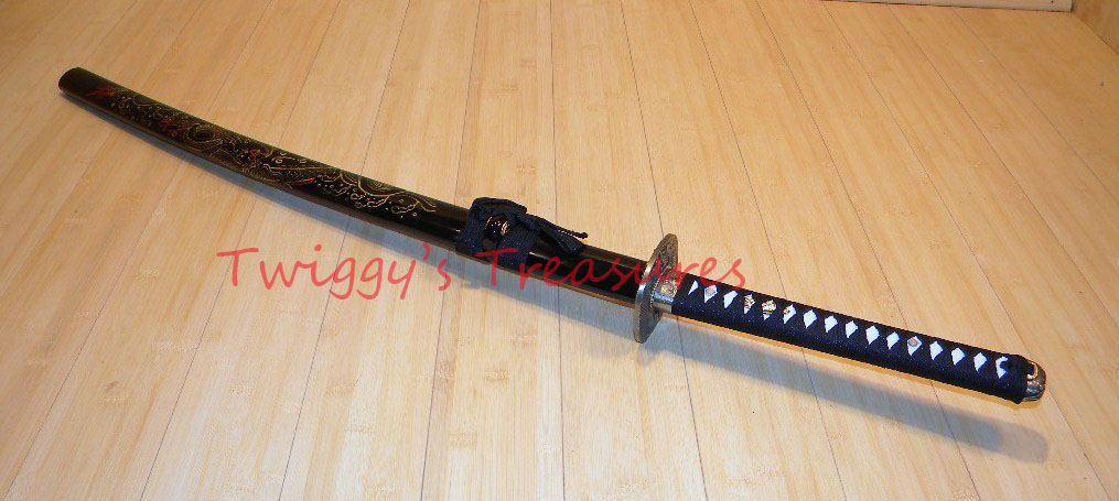 1015x455 Musha Hand Painted Katana Ss063 Ps - Katana Painting
