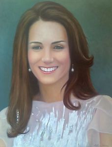 228x300 Original Antonio Sciacca Oil Royal Family Duchess Painting Kate - Kate Middleton Painting