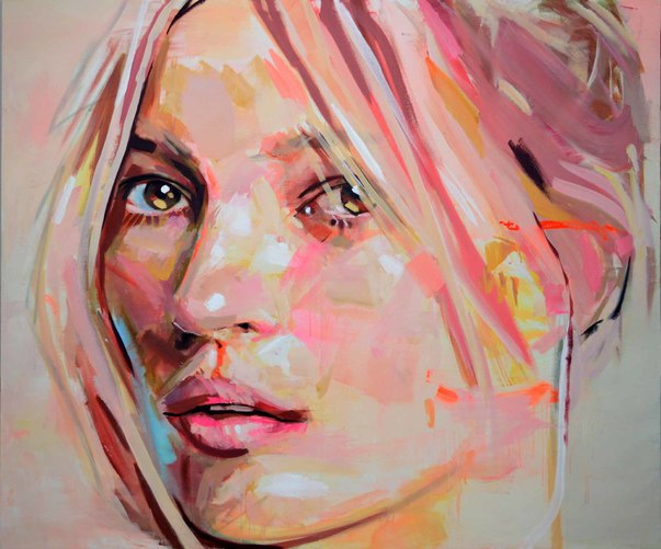 603x501 Kate Moss By Lozano, 2017 Painting Artsper (182635) - Kate Moss Painting