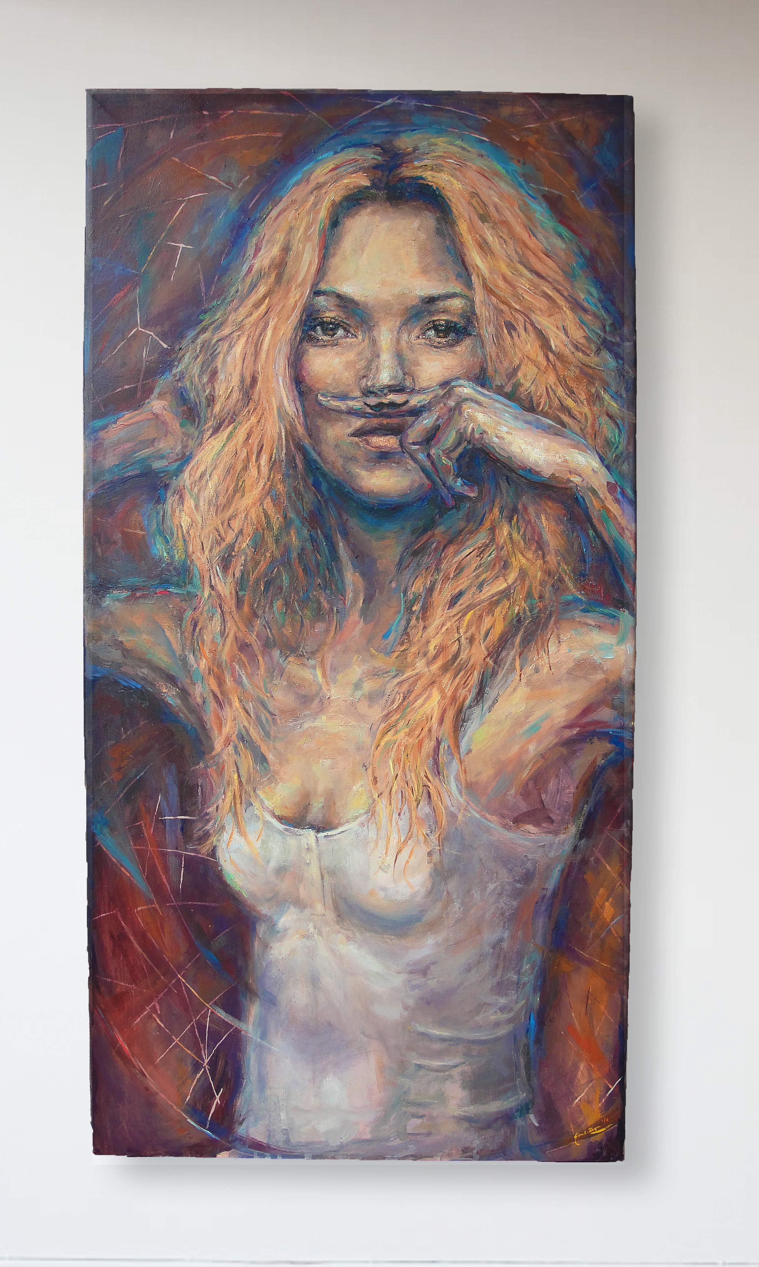 2427x4053 Kate Moss Painting - Kate Moss Painting