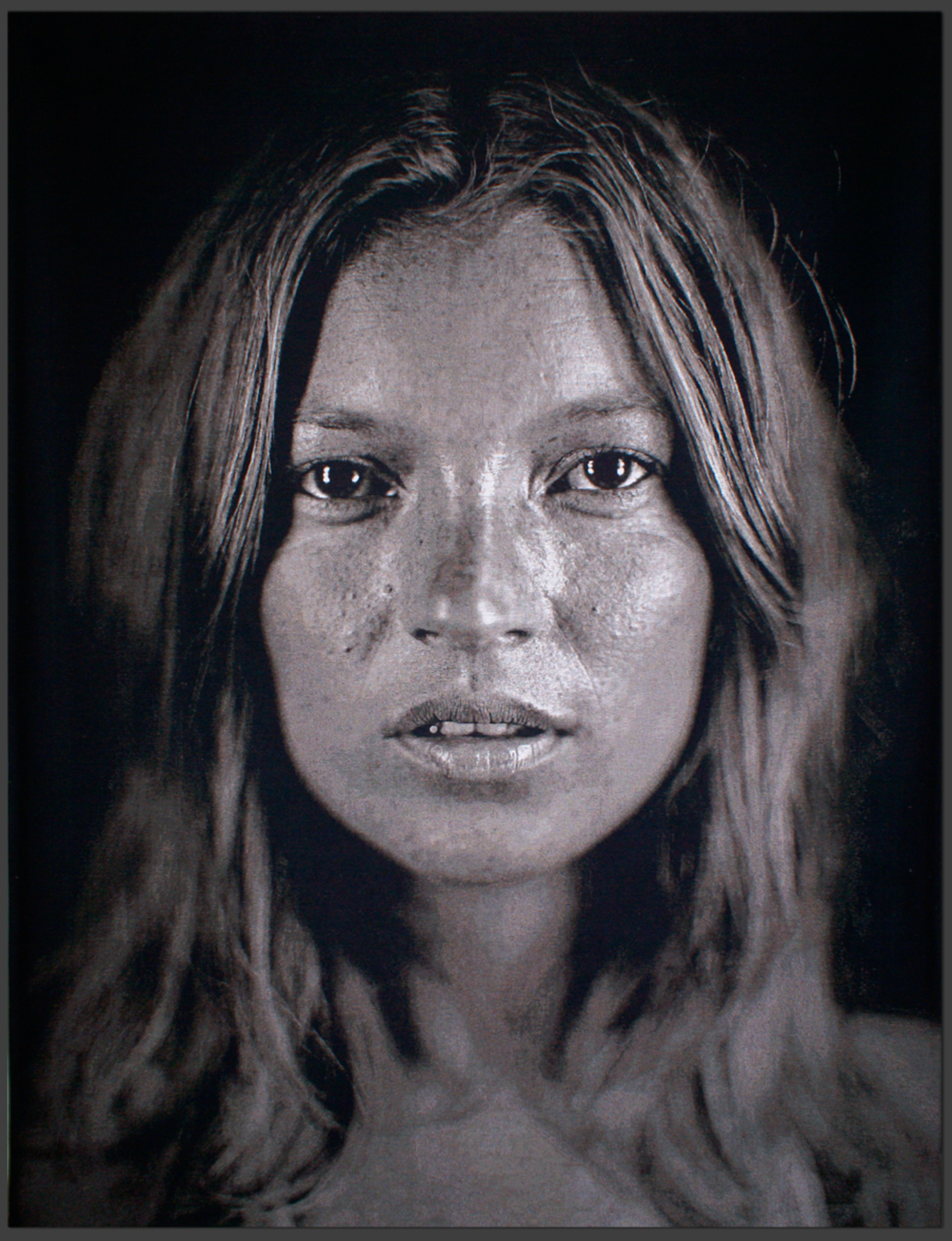 1381x1800 Kate Magnolia Editions - Kate Moss Painting