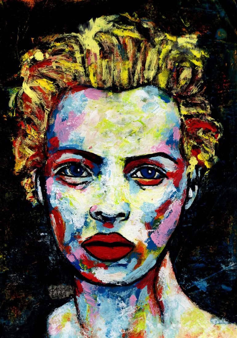 770x1100 Saatchi Art 50 Kate Moss. Painting By Carmen Luna - Kate Moss Painting