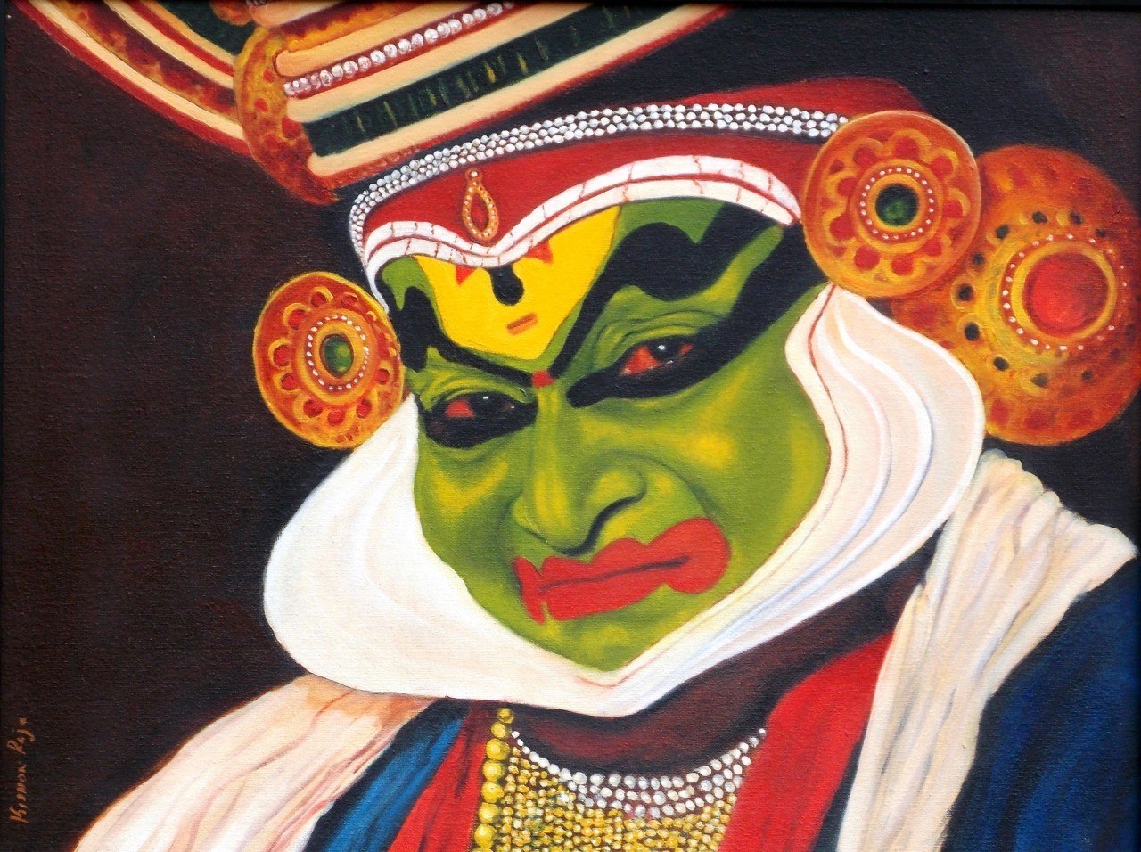 1280x956 Kathakali Painting 01 - Kathakali Painting