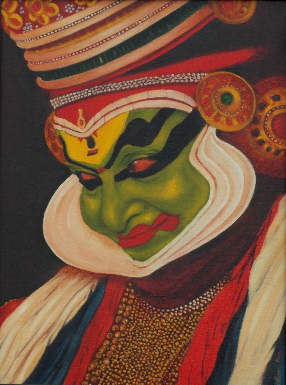 949x1280 Kathakali Painting 11 - Kathakali Painting