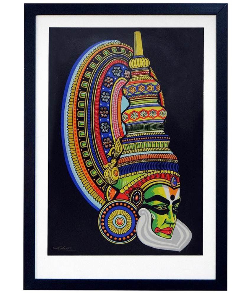 850x995 Prince Art Amp Frames Kathakali Painting With Frame Buy Prince Art - Kathakali Painting