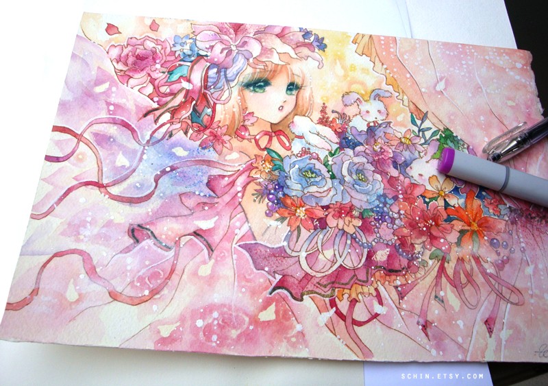 Kawaii Painting at PaintingValley.com | Explore collection of Kawaii ...