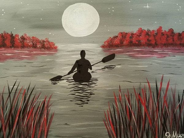 600x450 Nov 14 Painting Buzz - Kayak Painting