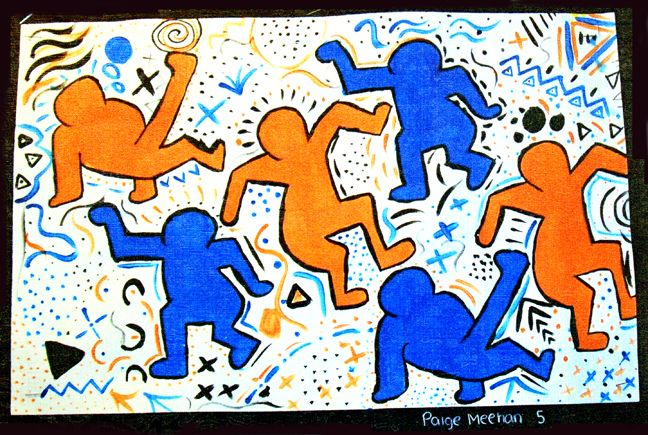 648x435 Keith Haring Painting Project Haringkids Lesson Plans I Teach - Keith Haring Painting