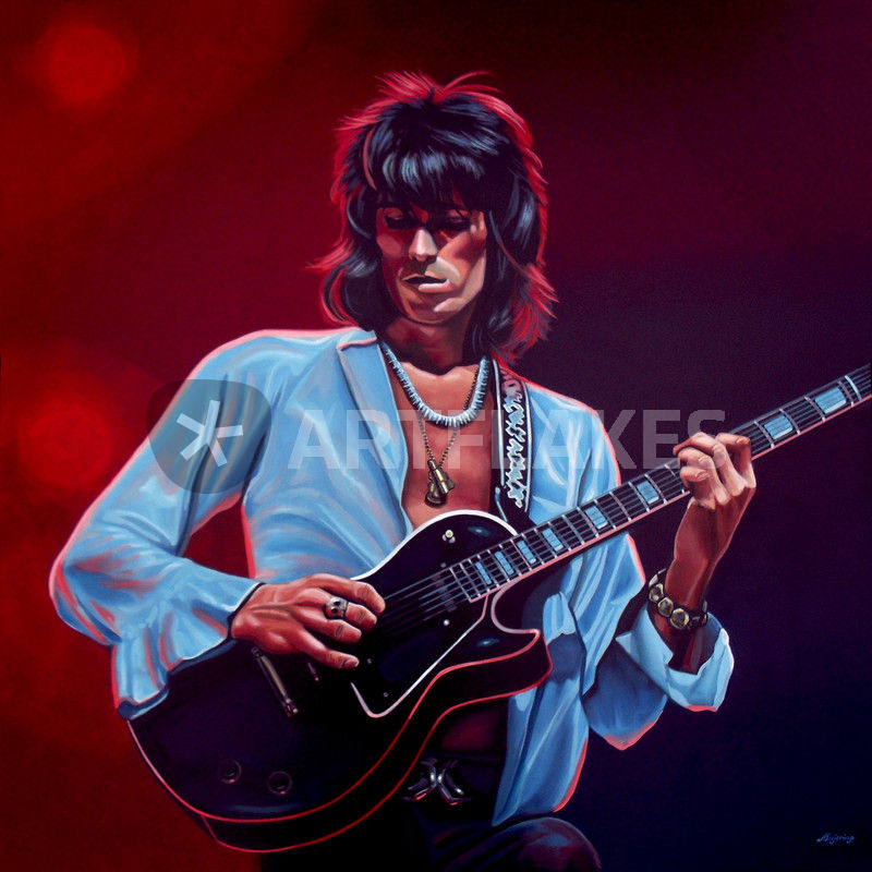 800x800 Keith Richards Painting Painting Art Prints And Posters By Paul - Keith Richards Painting