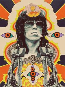 225x300 The Keith Richards Print Theelectricsisterscorpio - Keith Richards Painting