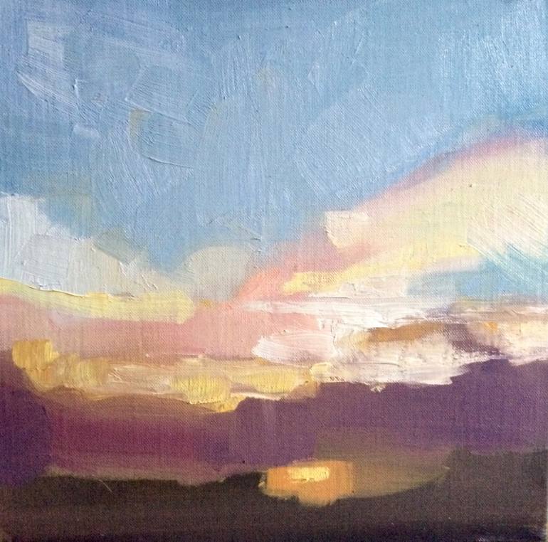 770x762 Saatchi Art Abstract Sky Ii Painting By Jane Kell - Kell Painting