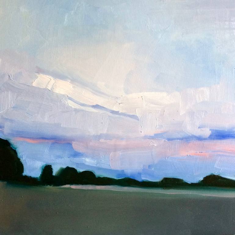 770x770 Saatchi Art Oil Study English Landscape Iv Painting By Jane Kell - Kell Painting