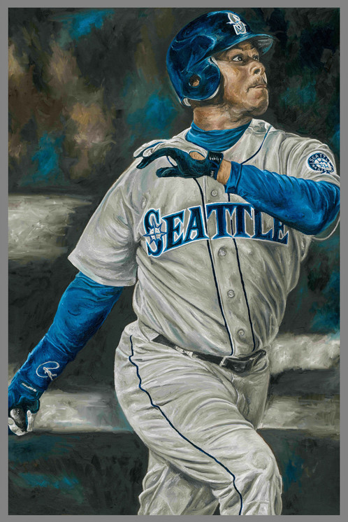 498x746 Ken Griffey Jr Painting - Ken Griffey Jr Painting