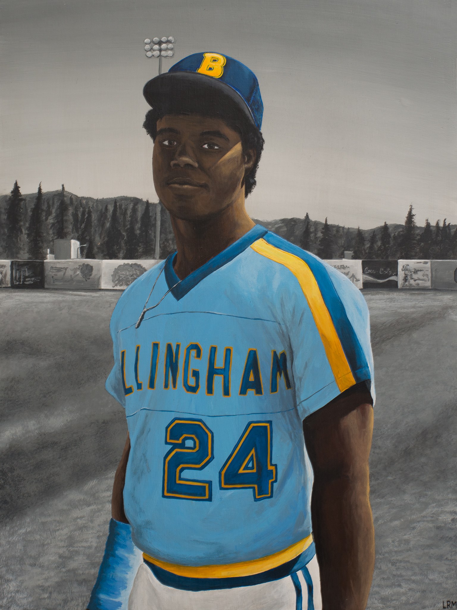 1536x2048 Ken Griffey Jr. Painting As A Bellingham Mariner - Ken Griffey Jr Painting