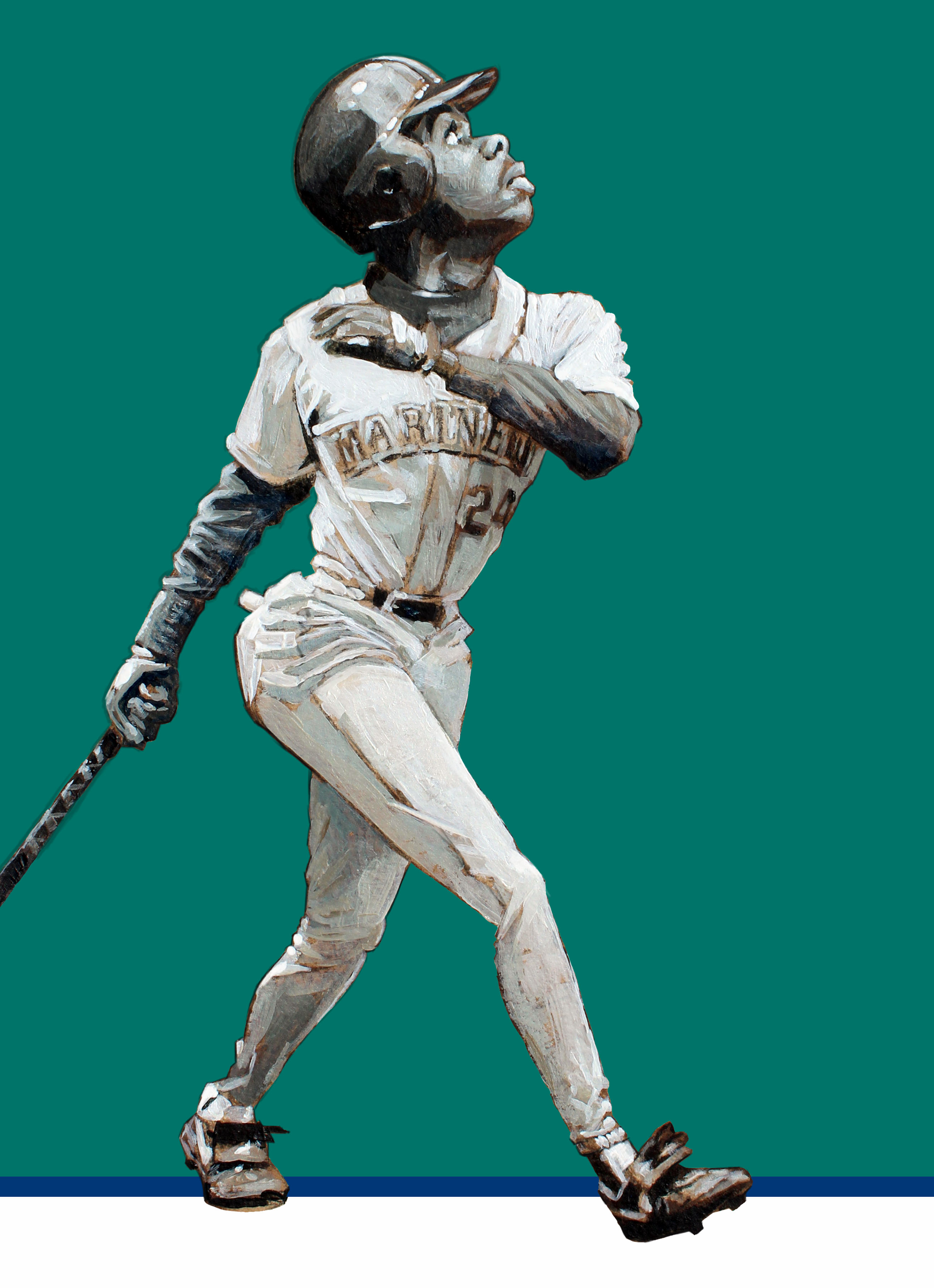 2610x3600 Ken Griffey Jr - Ken Griffey Jr Painting