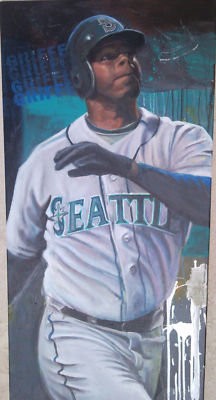 216x400 Original Seattle Mariners Ken Griffey Jr Painting - Ken Griffey Jr Painting