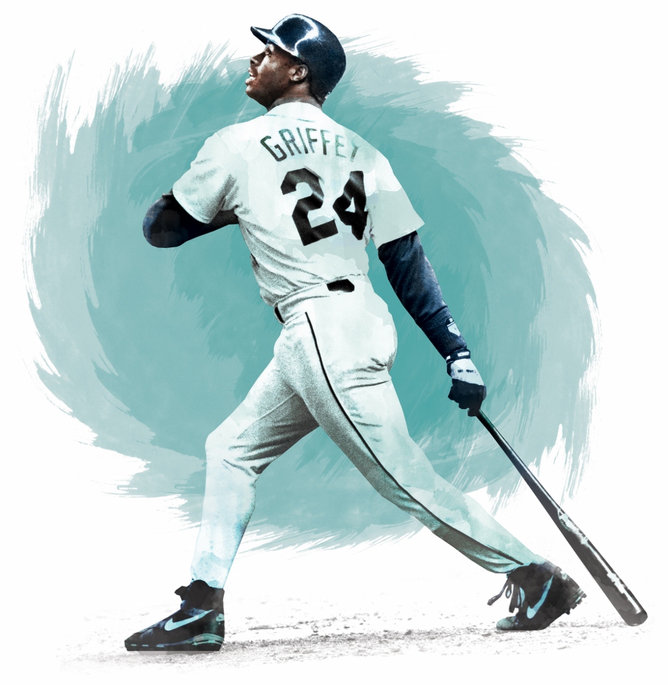 976x1000 Ken Griffey Jr Measuring Greatness - Ken Griffey Jr Painting