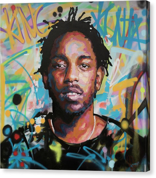 545x622 Kendrick Lamar Painting By Richard Day - Kendrick Lamar Painting