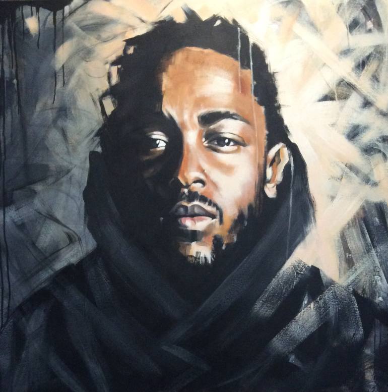 770x777 Saatchi Art Kendrick Lamar Painting By Sharon Coles - Kendrick Lamar Painting