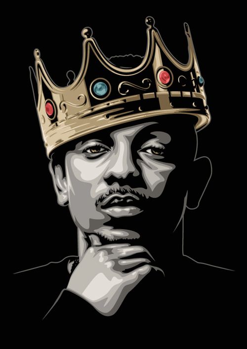 500x708 Kendrick Lamar Painting - Kendrick Lamar Painting
