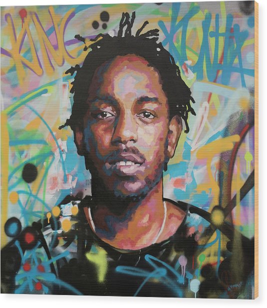 535x618 Kendrick Lamar Painting By Richard Day - Kendrick Painting