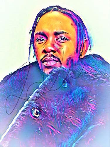 375x500 Kendrick Lamar Abstract Drawing Print Poster Hand - Kendrick Painting