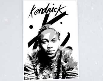 340x270 Kendrick Lamar Original Spray Paint Canvas Graffiti - Kendrick Painting