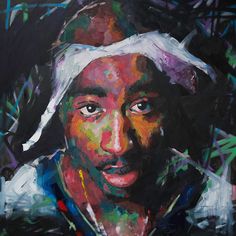 236x236 Kendrick Lamar, (King Kunta Background) Original Painting, 40, 52 - Kendrick Painting