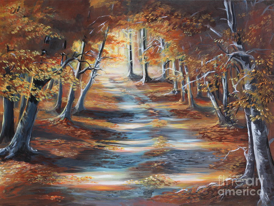 900x678 Ken's Woods Painting By Callie Smith - Kens Painting