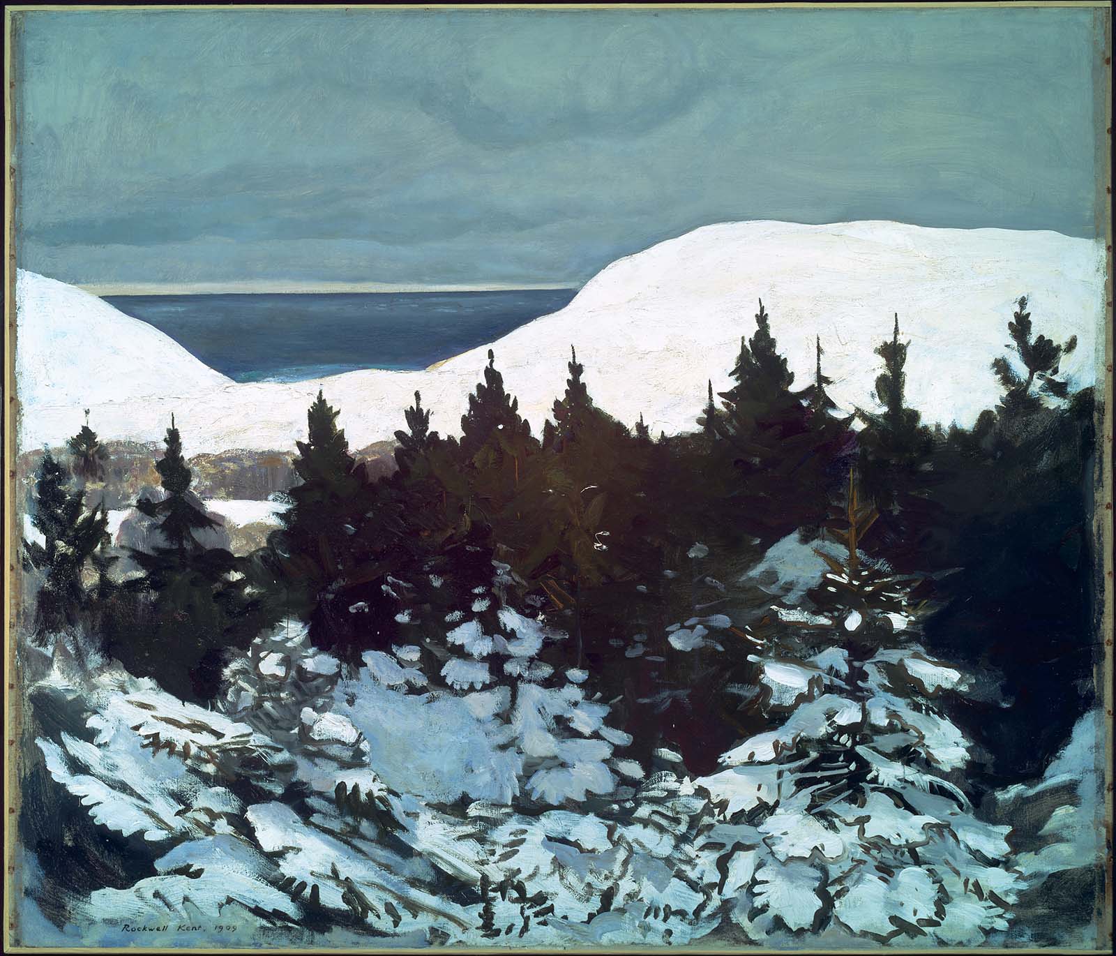 1600x1370 Maine Coast, Winter Museum Of Fine Arts, Boston - Kent Painting