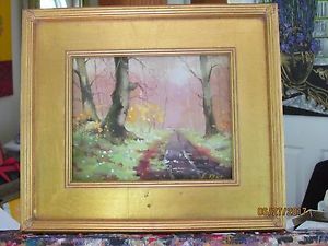 300x225 Original Oil On Canvas Modern Luminist Painting Signed E. Kent - Kent Painting