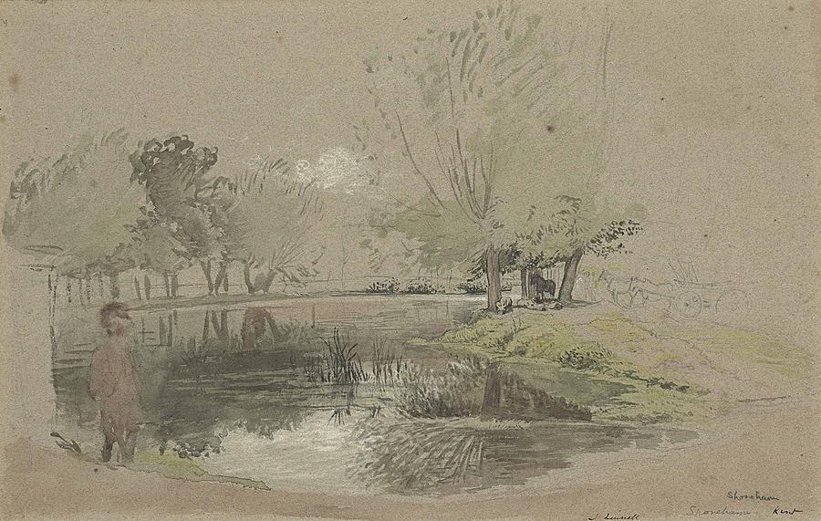 900x571 Shoreham Kent Painting By Motionage Designs - Kent Painting