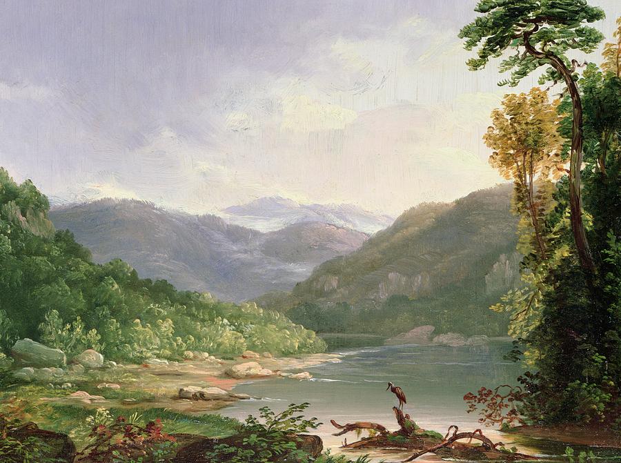 900x671 Kentucky River Painting By Thomas Worthington Whittredge - Kentucky Painting